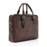 Castelijn en Beerens Limited Maison Laptoptas 15.6" Mocca Croco 80 9473MO