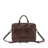 Castelijn en Beerens Limited Maison Laptoptas 15.6" Mocca Croco 80 9473MO