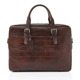 Castelijn en Beerens Limited Maison Laptoptas 15.6" Mocca Croco 80 9473MO