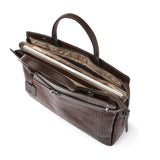 Castelijn en Beerens Limited Maison Laptoptas 15.6" Mocca Croco 80 9759MO