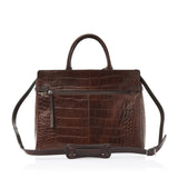 Castelijn en Beerens Limited Maison Laptoptas 15.6" Mocca Croco 80 9759MO