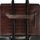 Castelijn en Beerens Limited Maison Laptoptas 15.6" Mocca Croco 80 9759MO