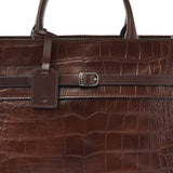 Castelijn en Beerens Limited Maison Laptoptas 15.6" Mocca Croco 80 9759MO