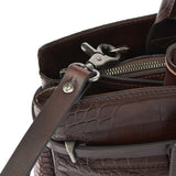 Castelijn en Beerens Limited Maison Laptoptas 15.6" Mocca Croco 80 9759MO