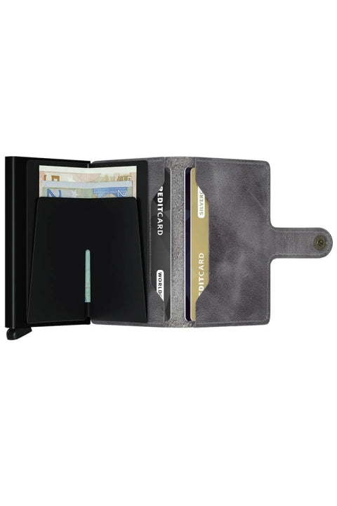 SECRID MINIWALLET VINTAGE GREY-BLACK