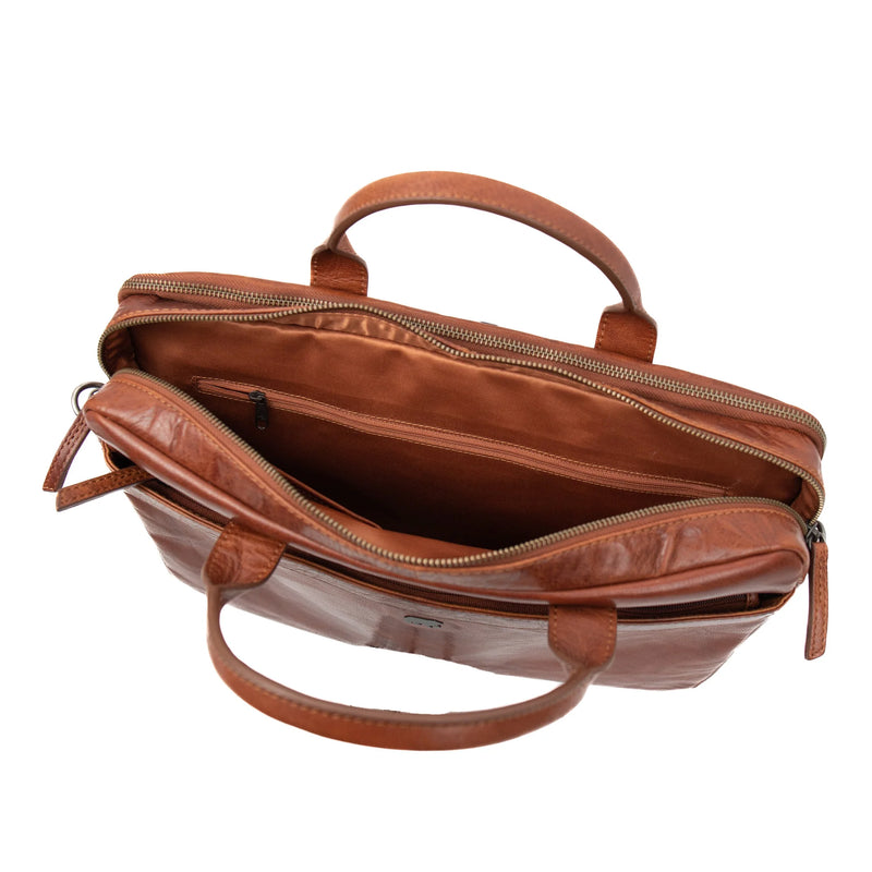 Beardesign Laptoptas AD43108 Cognac