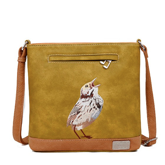 HIDIHI Appetizer schoudertas Okergeel