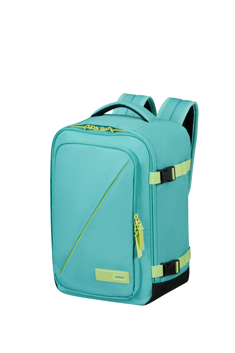 American Tourister Rugzak Take2Cabin S Dusty Turquoise/Lime
