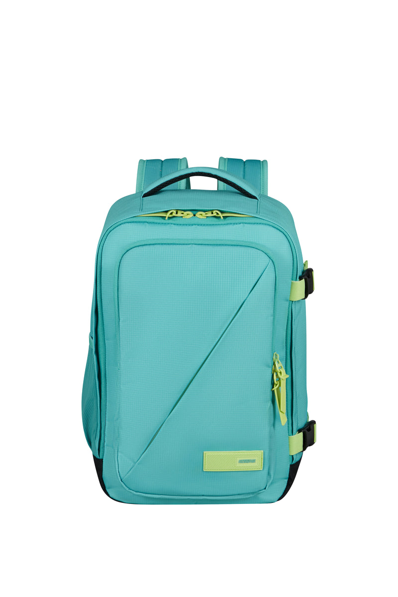 American Tourister Rugzak Take2Cabin S Dusty Turquoise/Lime