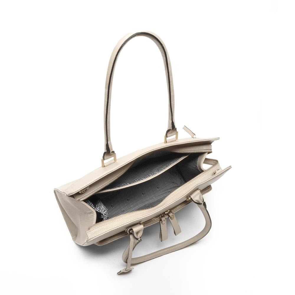 Berba Leren Dames Businesstas Avignon 625-879-06 Chalk