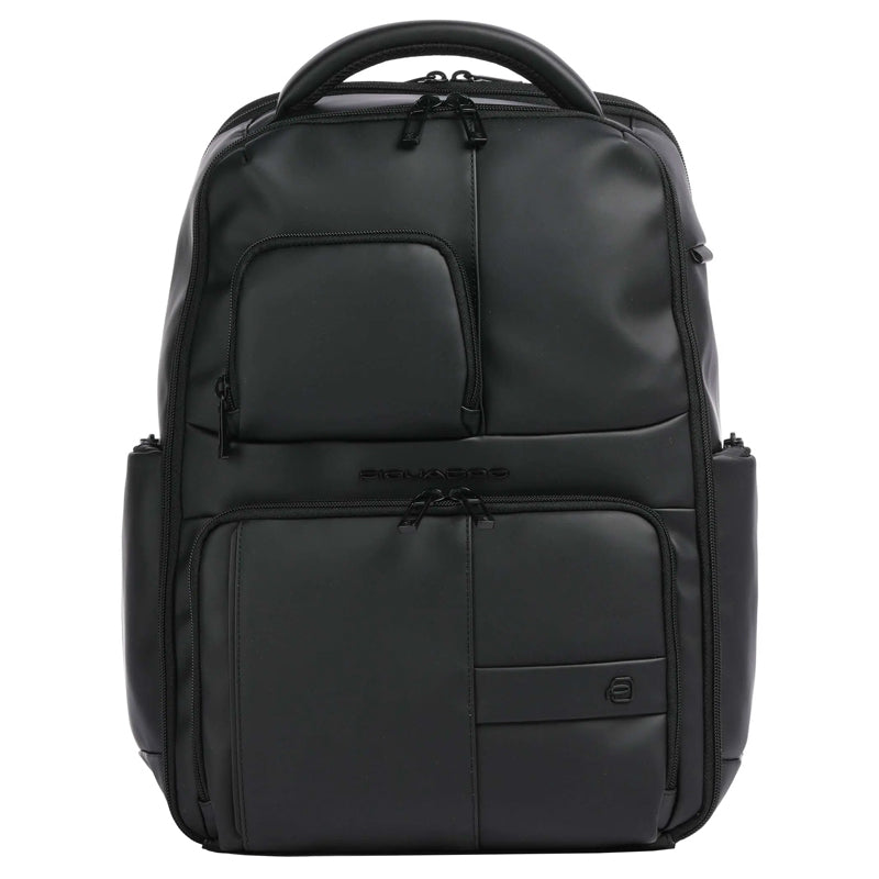 Piquadro CA6239W129W Waterafstotende laptop Rugtas Zwart 15.6"