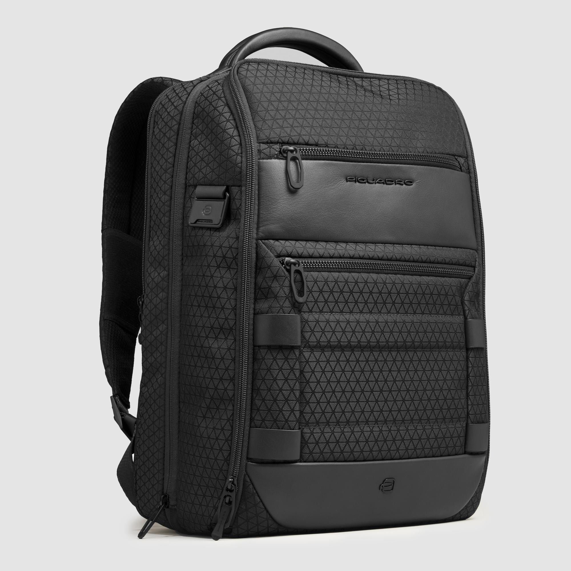 Piquadro Modular 2-in-1 Travel laptop backpack Noir 15.6"