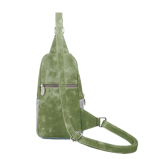 HIDIHI Slingbag Rugtas Carol CL23 Grijs- Groen