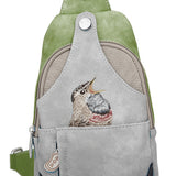 HIDIHI Slingbag Rugtas Carol CL23 Grijs- Groen