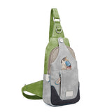 HIDIHI Slingbag Rugtas Carol CL23 Grijs- Groen
