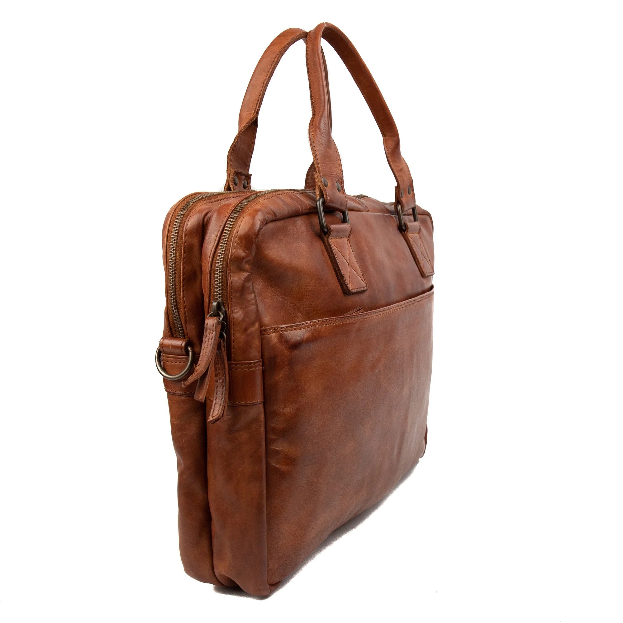 Beardesign Laptoptas CL32843 Cognac