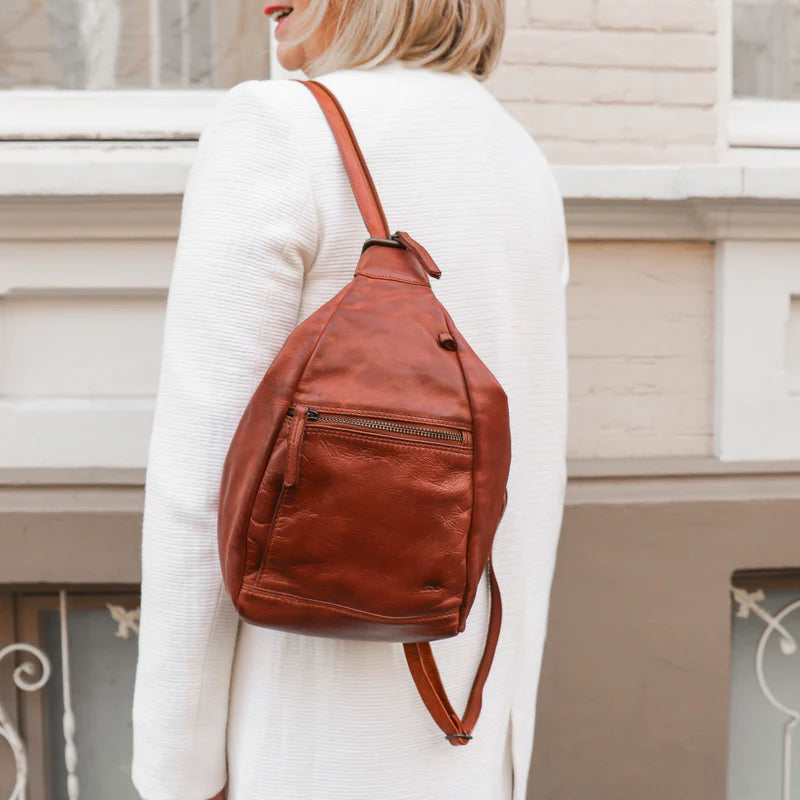 Bear Design Dames Rugtas Hannie Cognac