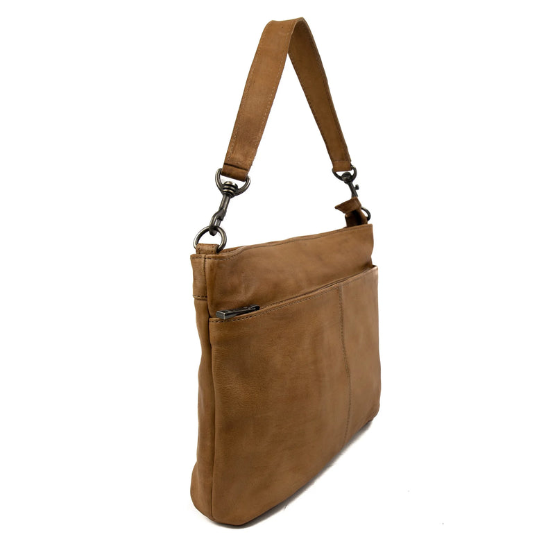 Beardesign Hand/schoudertas CP1536 Taupe Angelica