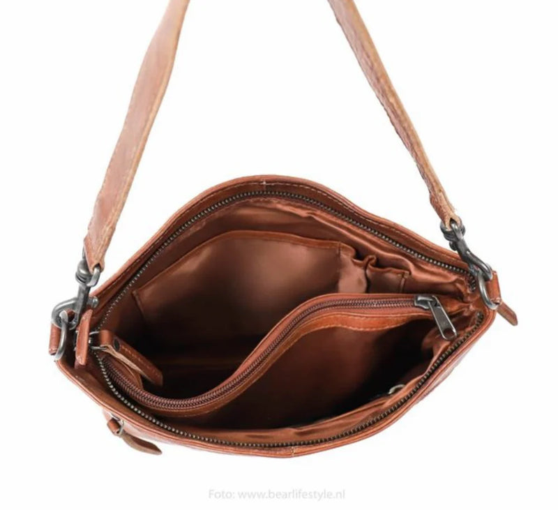 Beardesign Hand/schoudertas CP1536 Taupe Angelica