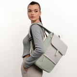 Kapten & Son Fyn Muted Mint Sprinkled 14Inch Laptop Rugtas