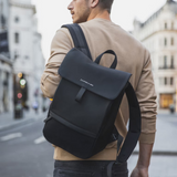 Kapten & Son Fyn All Black 14Inch Laptop Rugtas