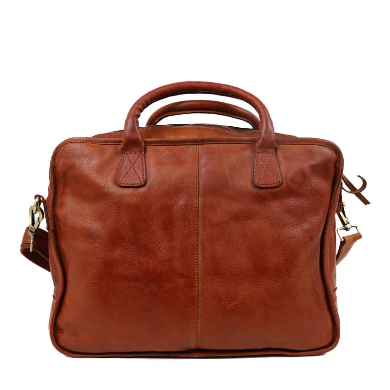 Beardesign Aktetas 15.6" Cognac MJ 1756