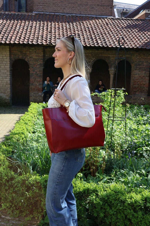 Piquadro Blue Square Laptopshopper 16" Rosso