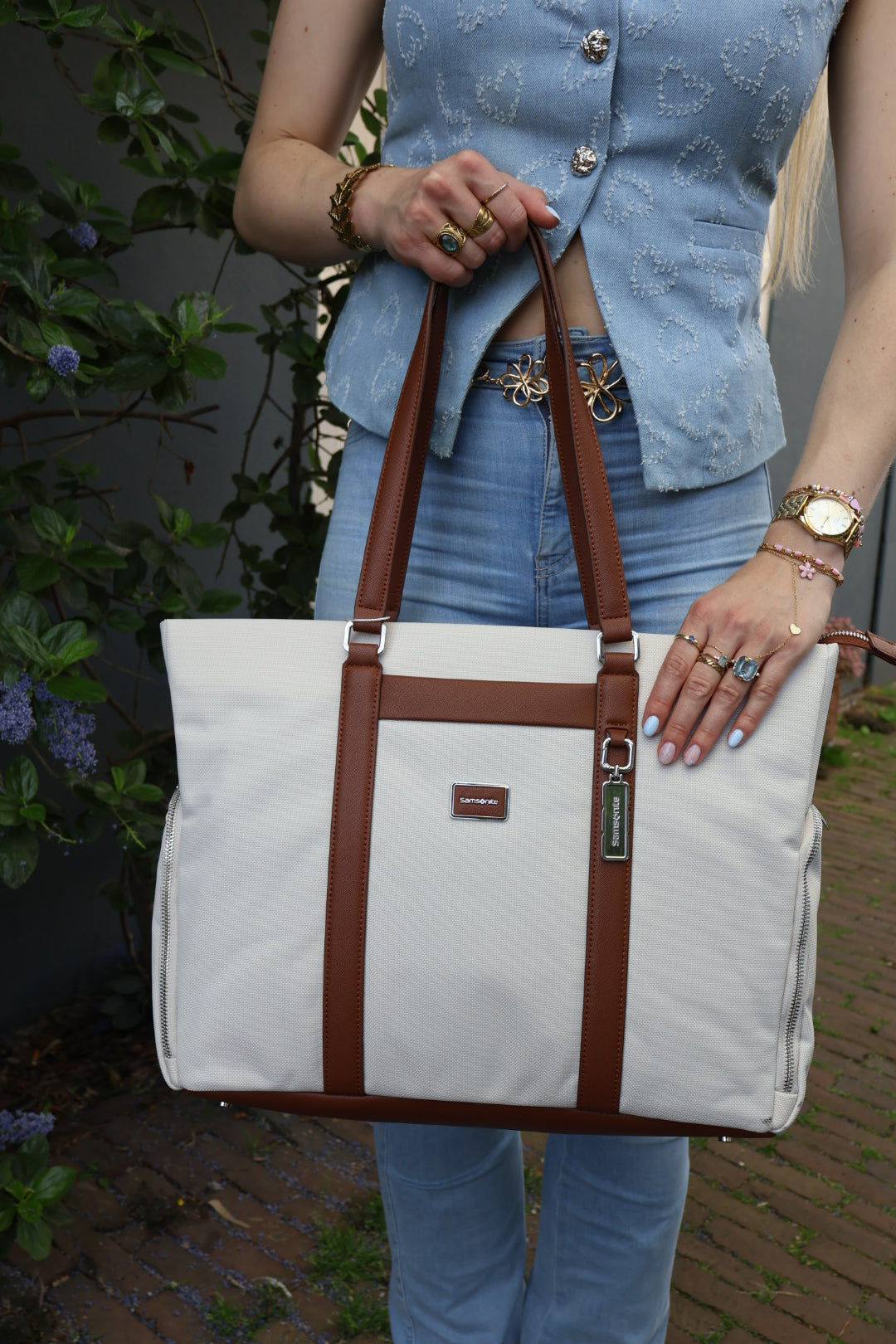 Samsonite Image Biz Shopper 14.1" Ivory