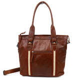 Beardesign Hand/schoudertas SL 2405 Tygo Cognac/stripe