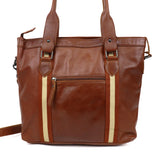 Beardesign Hand/schoudertas SL 2405 Tygo Cognac/stripe
