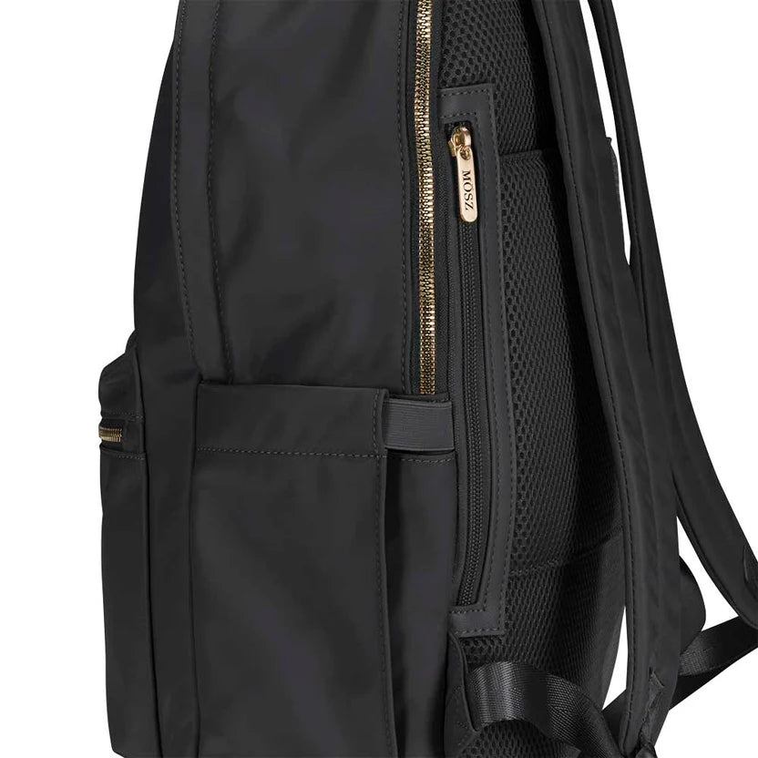 MŌSZ Laptoprugzak dames nylon 15.6 inch - zwart - Maren