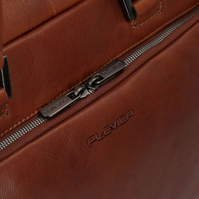 Plevier Bill 210-3 Cognac 16 Inch Laptoptas