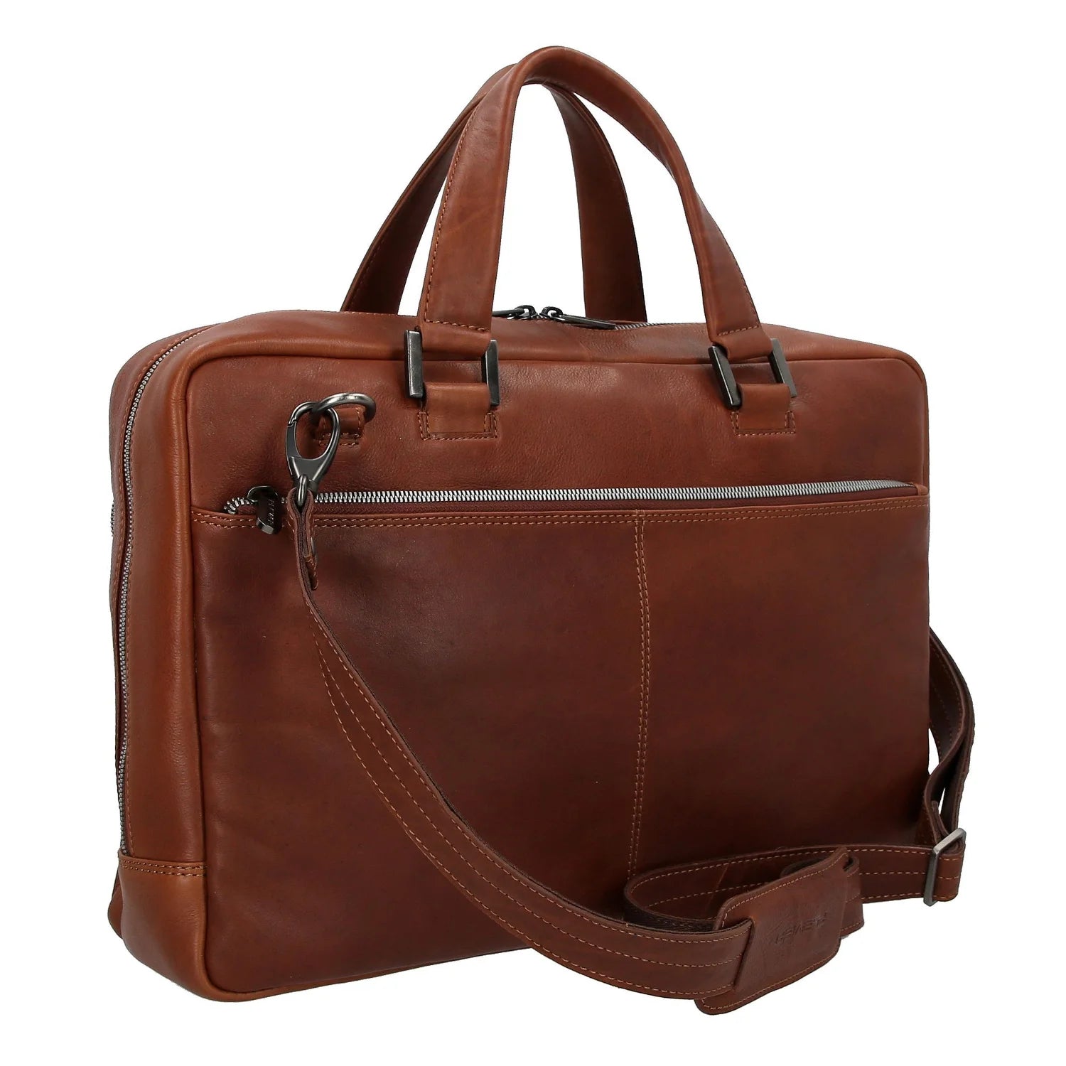 Plevier Bill 210-3 Cognac 16 Inch Laptoptas