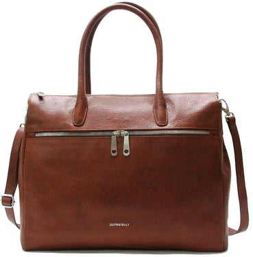 GiGi Fratelli Dames laptoptas 15" ROM8006 Brandy