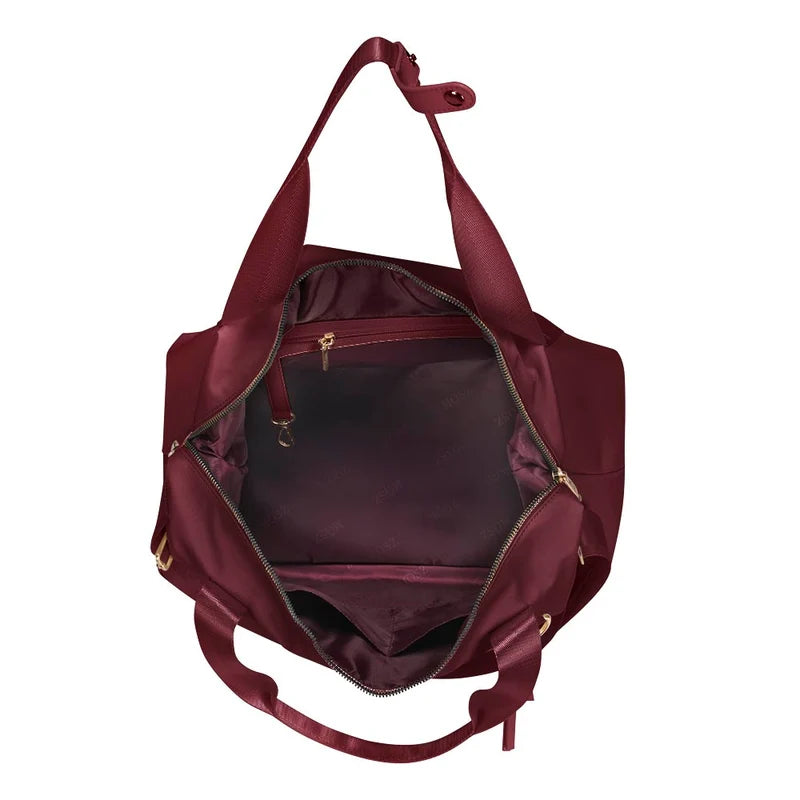 MŌSZ schoudertas - underseater- dames nylon 15.6 inch - aubergine - Sandy M