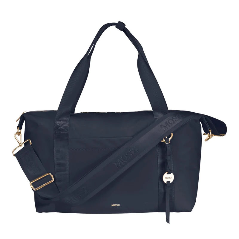 MŌSZ schoudertas - underseater- dames nylon 15.6 inch - donkerblauw - Sandy M