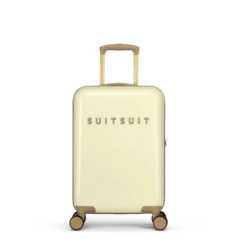 Suitsuit Fusion handbagage trolley 55CM Dusty Yellow