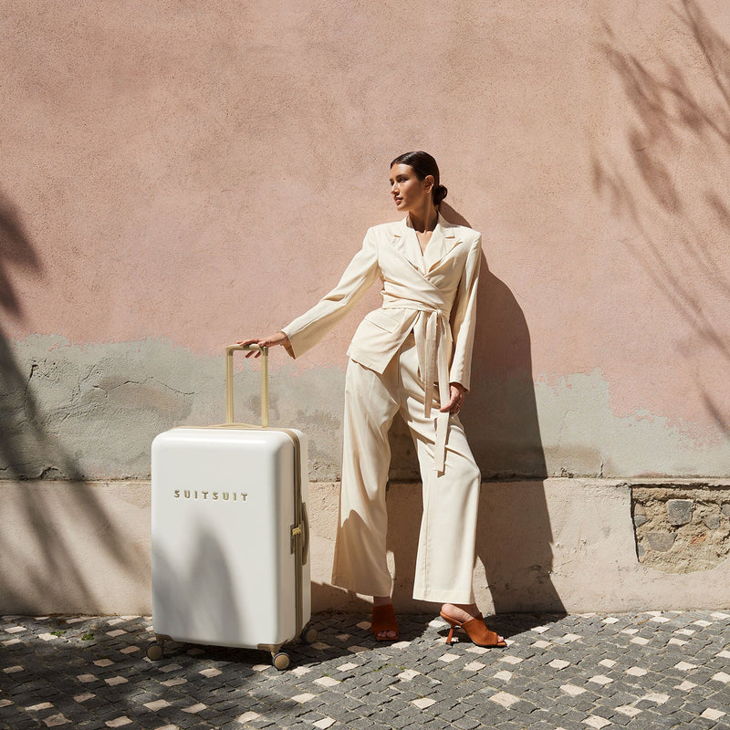 Suitsuit Fusion trolley 76CM White Swan