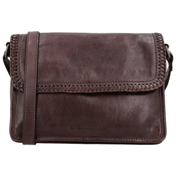 Hide & Stitches W00748 Donkerbruin Country