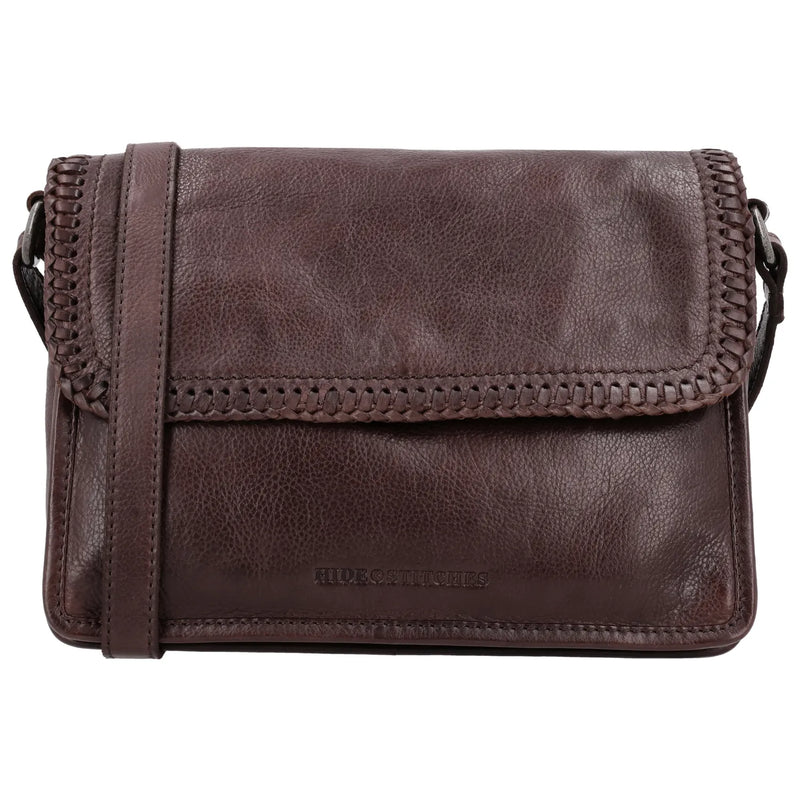 Hide & Stitches W00748 Donkerbruin Country