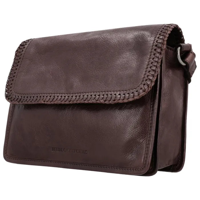 Hide & Stitches W00748 Donkerbruin Country