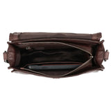 Hide & Stitches W00748 Donkerbruin Country