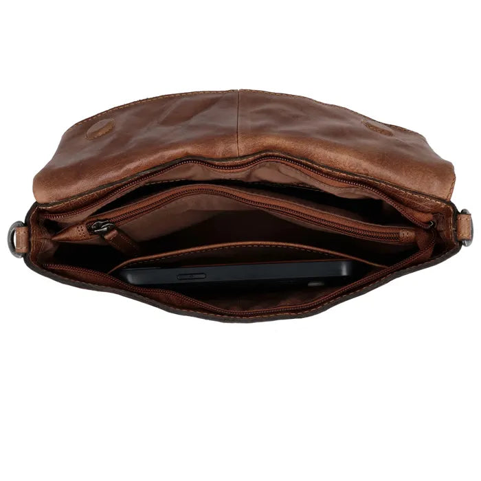 Hide & Stitches Westland Handtas W01234-005 Cognac