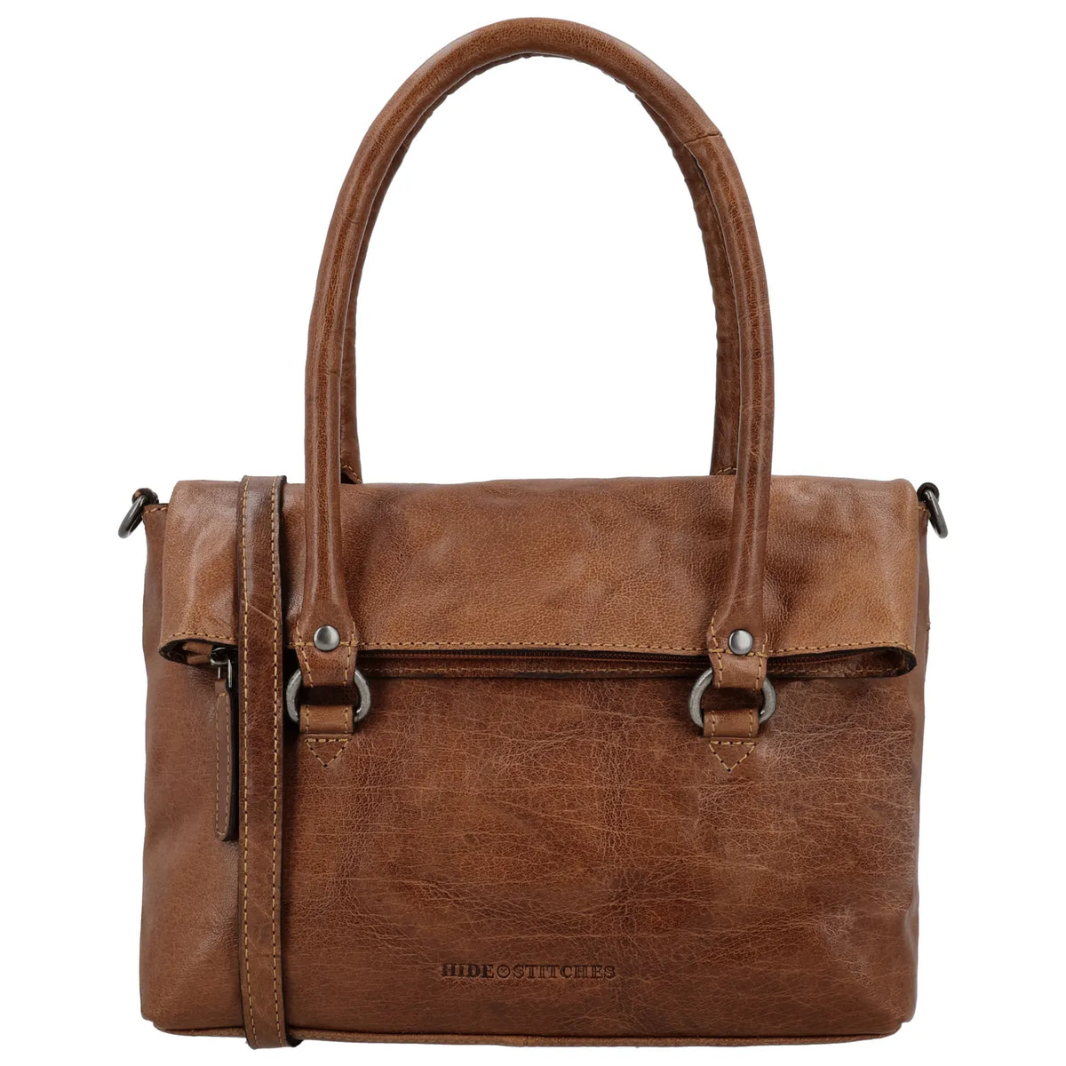 Hide & Stitches Westland Handtas W01234-005 Cognac