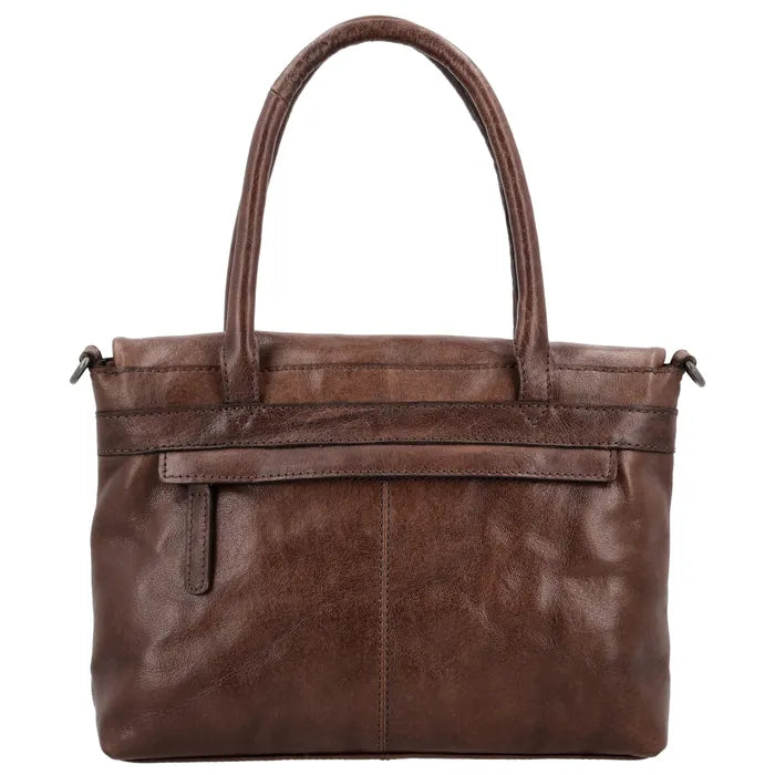 Hide & Stitches Westland Handtas W01234-097 Donkerbruin