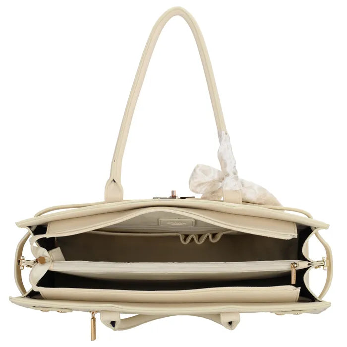 Charm London The Hamptons Laptoptas Crème 15,6 inch W01593 138 (34.5x19.4 cm)
