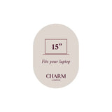 Charm London The Hamptons Laptoptas Crème 15,6 inch W01593 138 (34.5x19.4 cm)