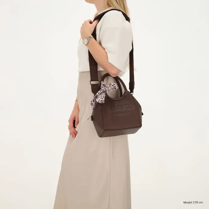 Charm London Bond Street Handtas Donker bruin W01594 097