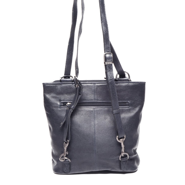 Berba leren convertible rugzak lucca 335-967-07 navy