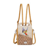 HIDIHI Rugtas/schoudertas Zzzerenade Beige/Cognac/Geel ZZ04